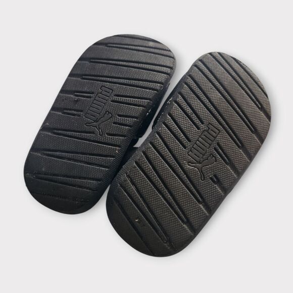PUMA Kids Black Slide Sandals - Picture 6 of 7